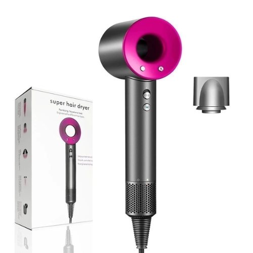 Secador de Cabelo Iônico Profissional – Secagem 6x Mais Rápida, Sem Danos e Com Brilho Intenso