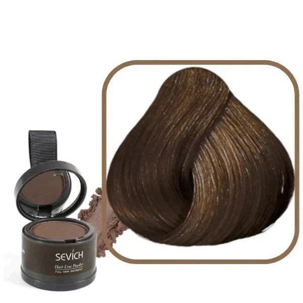 Maquiagem de Cabelo para Calvície e Fios Brancos à Prova d'água