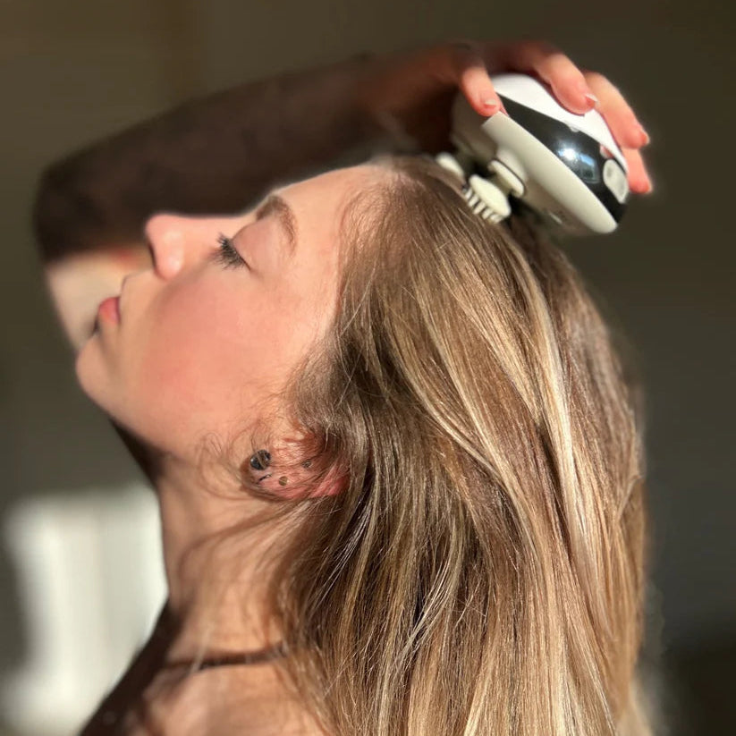 Massageador Elétrico De Corporal Cuidados Com A Saúde Relaxe Cabeça Couro Cabeludo Massagem Amassar Dispositivo Vibratório Renovati