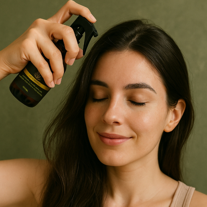 Tônico para Crescimento Capilar Antiqueda Poderoso com Óleo de Alecrim - 100 mL