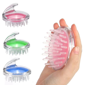 KIT  Peças Escova Massageador De Couro Cabeludo E Anti Caspa De Cabelo - WL