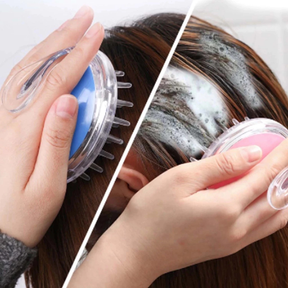 KIT  Peças Escova Massageador De Couro Cabeludo E Anti Caspa De Cabelo - WL