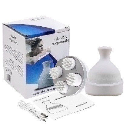 MODIVA Massageador Elétrico para Couro Cabeludo Recargável, Relaxante,Promoção de Limpeza de Estoque