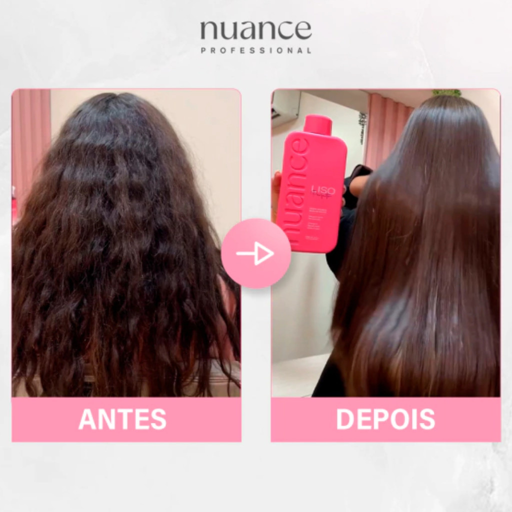 Liso Perfeito Progressiva Orgânica 1 Litro Nuance + Kit Aplicação Grátis