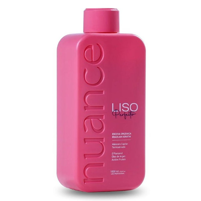 Liso Perfeito Progressiva Orgânica 1 Litro Nuance + Kit Aplicação Grátis